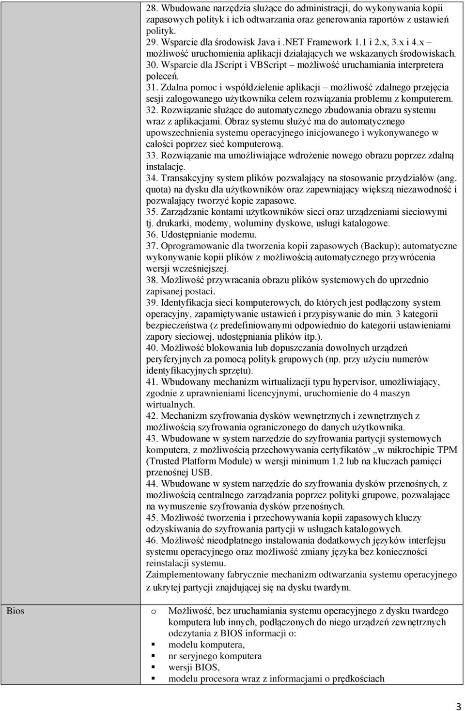 Zdalna pomoc i współdzielenie aplikacji możliwość zdalnego przejęcia sesji zalogowanego użytkownika celem rozwiązania problemu z komputerem. 32.