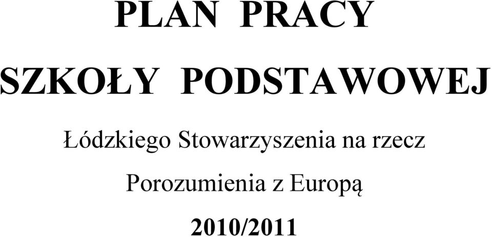 Stowarzyszenia na rzecz