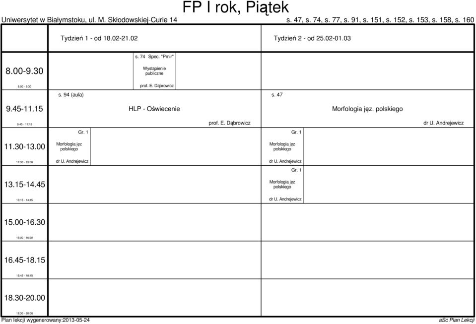 Dąbrowicz dr U. Andrejewicz Morfologia jęz polskiego Gr.