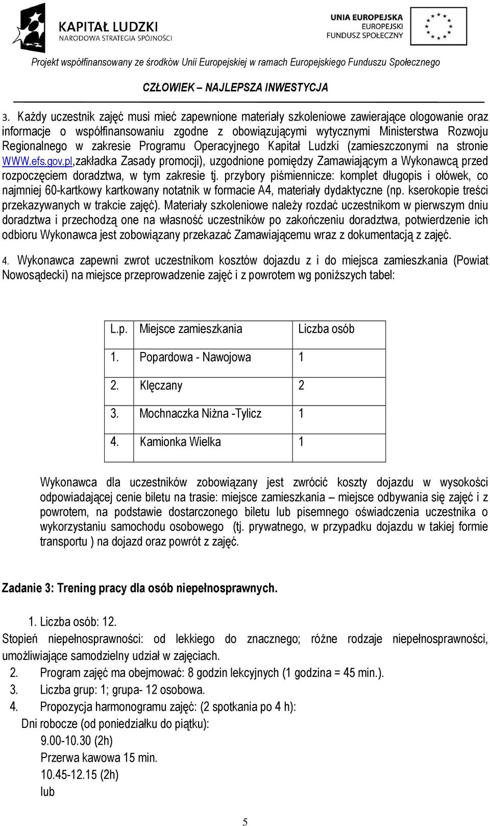 pl,zakładka Zasady promocji), uzgodnione pomiędzy Zamawiającym a Wykonawcą przed rozpoczęciem doradztwa, w tym zakresie tj.