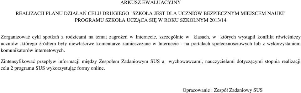 newłaścwe komentarze meszcne w Internece - na portalach społecznoścowych lub z wykorzystanem komunkatorów nternetowych.