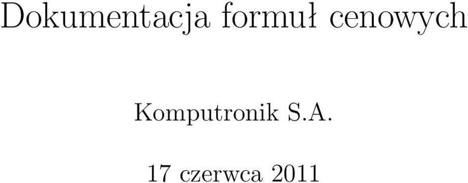 Komputronik S.A.