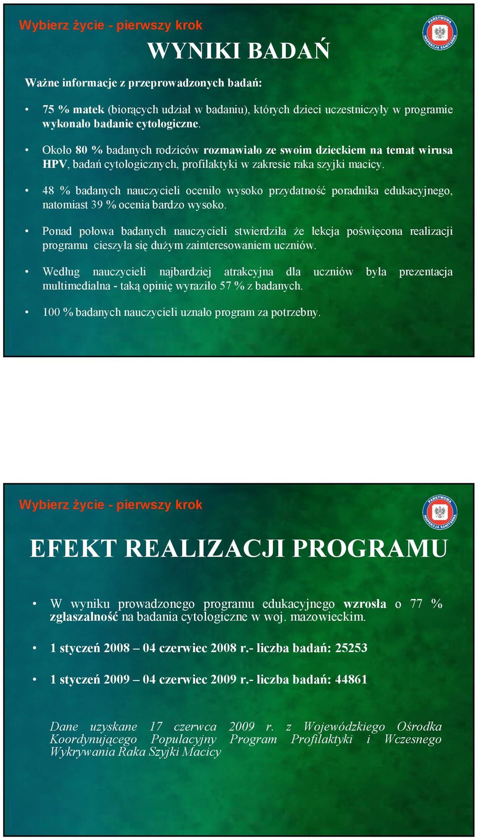 48 % badanych nauczycieli oceniło wysoko przydatność poradnika edukacyjnego, natomiast 39 % ocenia bardzo wysoko.