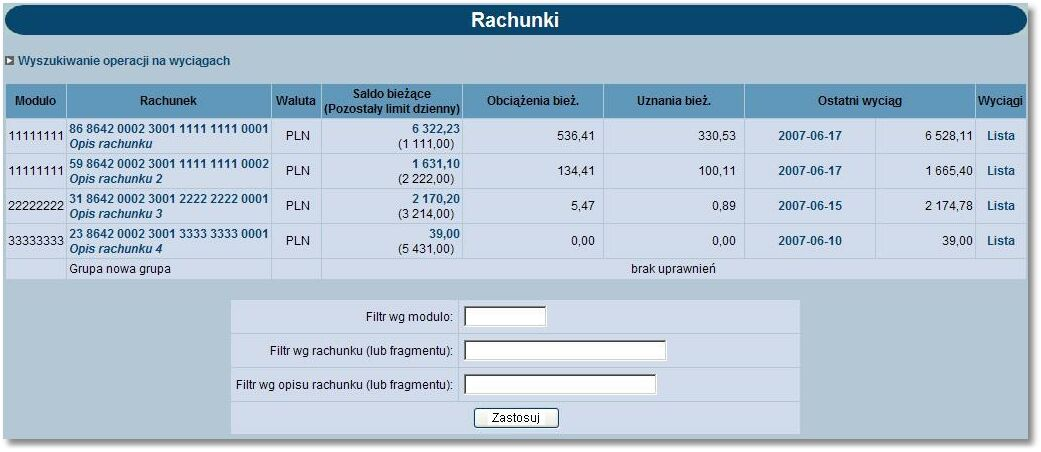 Rozdział 18 Multimodulo Rozdział 18. Multimodulo Istnieje możliwość obsługi rachunków innych klientów (jednostek podrzędnych) przez klienta def3000/ceb (jednostkę nadrzędną).