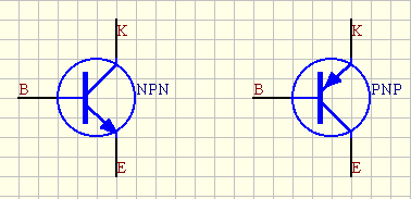 Rys. 4. Symbole bipolarnych tranzystorów NPN i PNP. 1.3. Tranzystor w układzie wspólnego emitera (WE) Układ wspólnego emitera (Rys. 7.