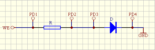 Rys. 5. Charakterystyki przykładowego tranzystora w układzie WE 2. Przebieg ćwiczenia 2.1. Badanie charakterystyki diody półprzewodnikowej.