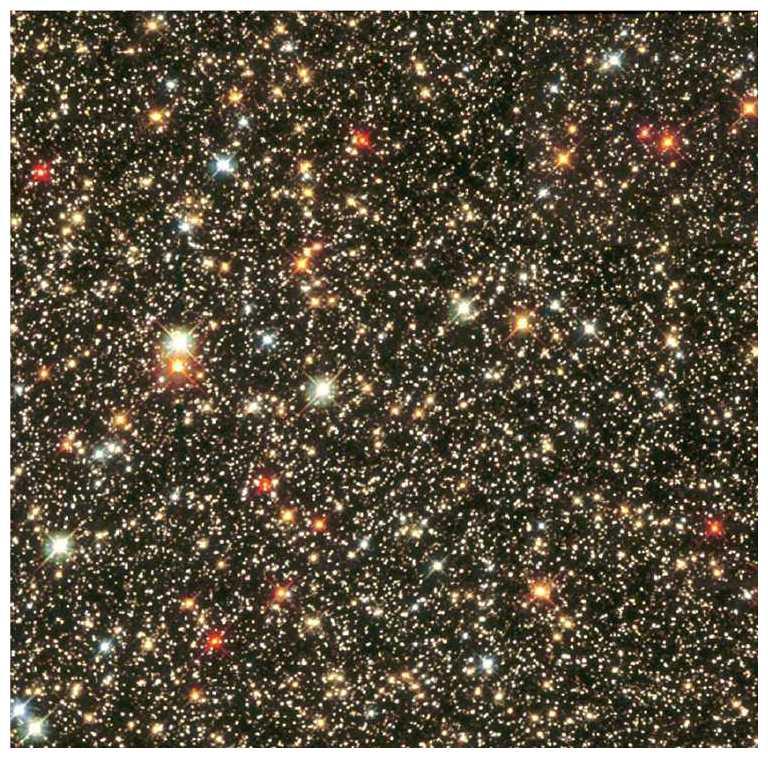 Gwiazdy... gwiazdy... Chmura gwiazdowa w Strzelcu, ok. 25 tys. lat świetlnych od Ziemi.