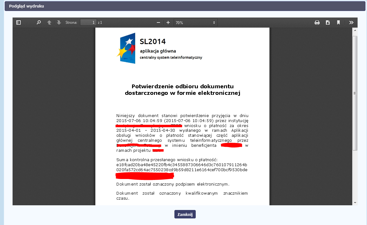 5. Częściowy wniosek o płatność Specyficznym rodzajem projektu w systemie jest projekt partnerski.