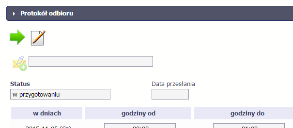 Dodatkowo, sekcja zawiera 3 pola: Pole jest uzupełniane automatycznie, zgodnie z czynnościami dokonywanymi przez Ciebie lub Instytucję Zarządzającą RPO WK-P.
