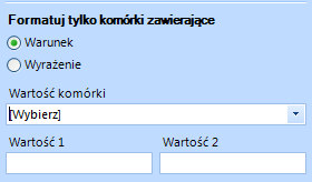 6.4.4.1. Formatowanie warunkowe Po kliknięciu w Formatowanie warunkowe wyświetli się okno: W pierwszym kroku należy kliknąć Dodaj regułę.