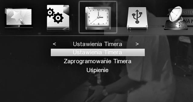 OSD: ustawienie parametrów wyświetlanego menu. AV: ustawienie parametrów sygnałów wyjściowych z tunera audio i wideo. Ustawienia wideo: ustawienia parametrów obrazu.
