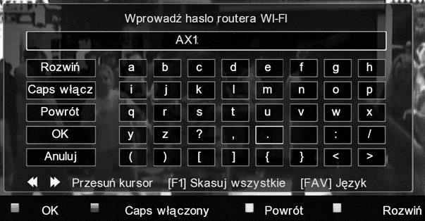 Wyszukiwanie sieci bezprzewodowych WiFi.
