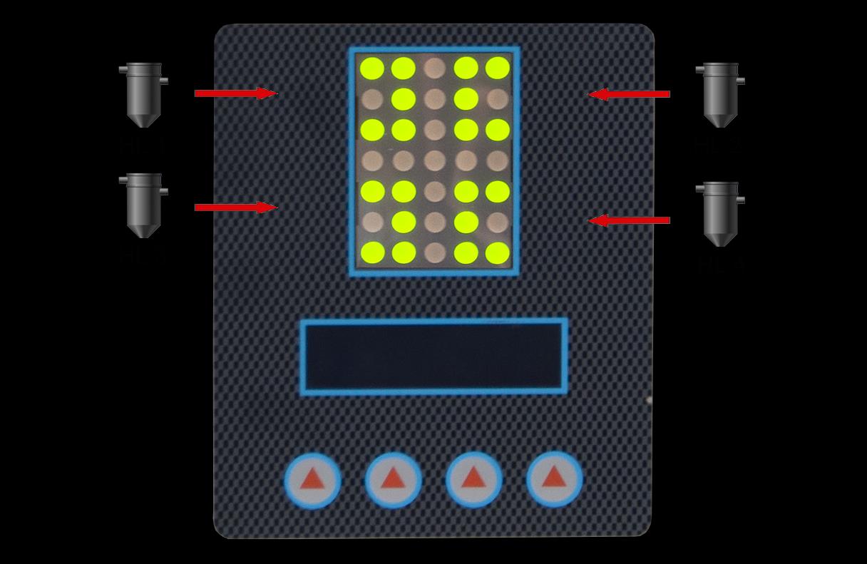 Wewnątrz panelu znajdują się przyłącza elektryczne (patrz schematy połączeń par.