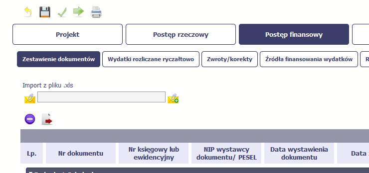 Po wyborze funkcji Przeglądaj wskazujesz plik xls, który chcesz zaimportować.