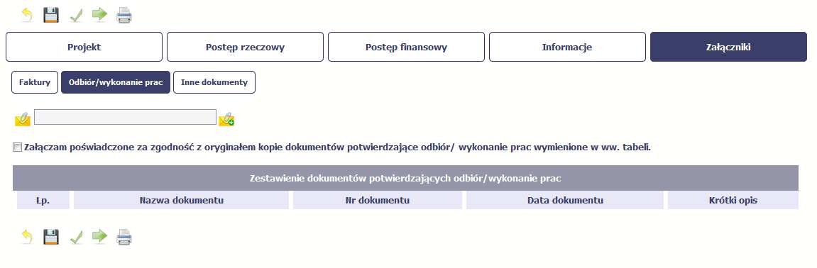 Ciebie funkcjonalności są analogiczne jak dla sekcji dotyczącej faktur.