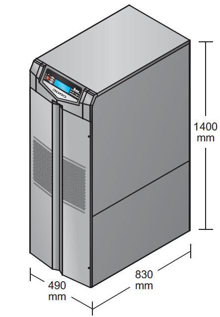 Trójfazowe zasilacze UPS 10kVA-120kVA Seria Ultron HPH o