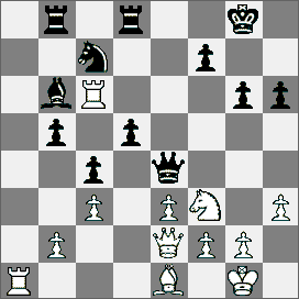 460.Gambit hetmański [D46] X Olimpiada Szachowa Helsinki 1952 IM Böök (Finlandia) Tarnowski (Polska) 1.Sf3 d5 2.d4 Sf6 3.c4 c6 4.e3 e6 5.Gd3 Sbd7 6.Sbd2 Gd6 7.0 0 0 0 8.e4 de4 9.Se4 Se4 10.Ge4 h6 11.