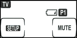 Wskaźnik baterii Po lewej stronie, powyżej przycisku Mute (Wyciszanie) wyświetlana jest ikona baterii. Gdy baterie są niemal całkowicie wyczerpane, pojawia się ikona niskiej mocy baterii.
