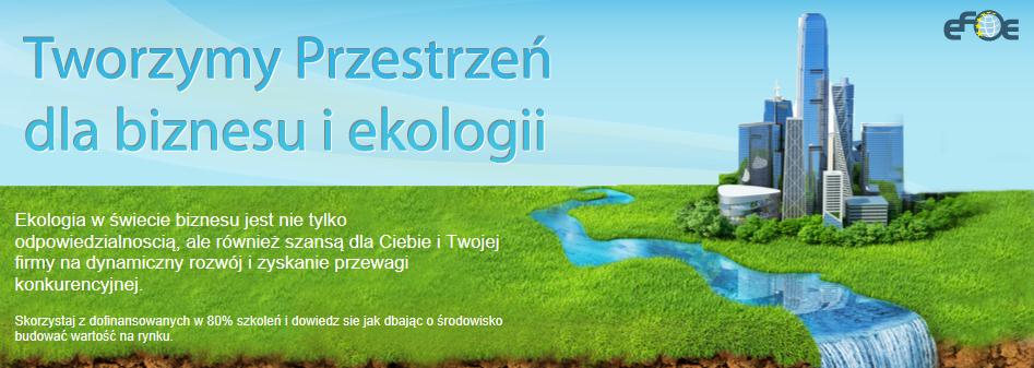 Od 1 września 2011 r rozpoczęła się realizacja Projektu Tworzymy przestrzeń do biznesu i ekologii współfinansowanego przez Unię Europejską w ramach Europejskiego Funduszu Społecznego- Programu