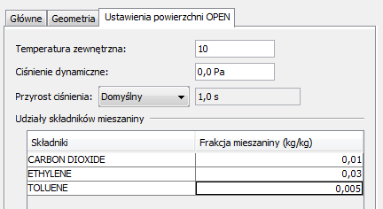 Powietrze zewnętrzne Powietrzem zewnętrznym nazywamy powietrze atmosferyczne znajdujące się w nieograniczonej domenie poza granicami sieci obliczeniowej.