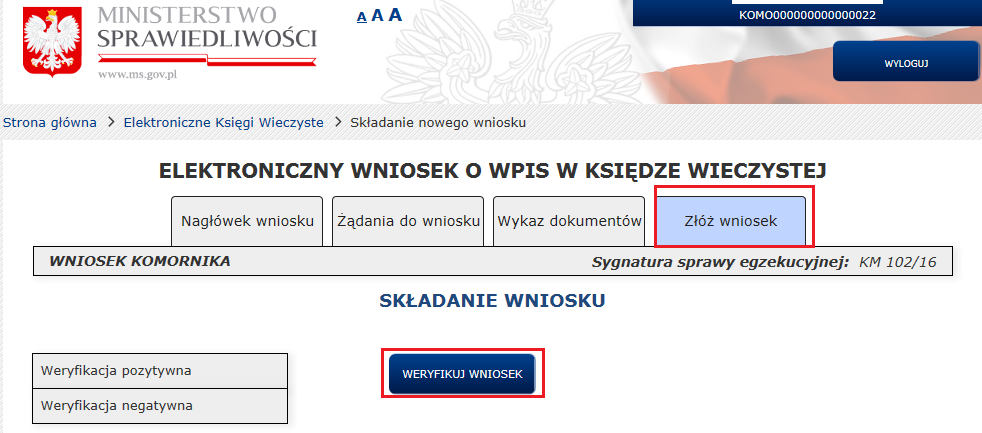 RYSUNEK 6.1. OPCJA PRZEGLĄDANIA ZŁOŻONYCH WNIOSKÓW RYSUNEK 6.2.