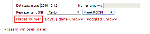 Następnie trzeba wskazać dane obowiązkowe, tj.
