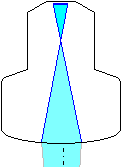 Kratka przeciwrozproszeniowa Średnica pola widzenia 32 [cm] Relatywna moc