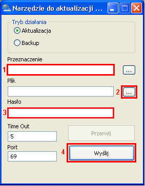 1.2. Metoda 2 (niestandardowa) Narzędzie Firmware Upgrade Utility można stosować tylko z komputera znajdującego się w sieci lokalnej, który jest podłączony bezpośrednio kablem do routera.