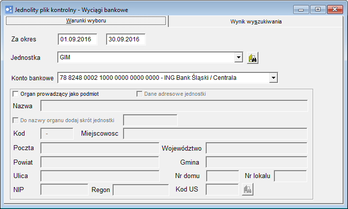 Magazyn Optivum? 7/8 Przygotowanie pliku JPK_WB w programie Rozrachunki Optivum 1. W menu Zestawienia wybierz pozycję Jednolity plik kontrolny JPK_WB. 2.