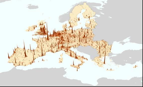 Wymiar terytorialny urbanizacji Regional Ludność: 1/3 wieś 1/3 przedmieścia i małe miasta 1/3 miasta 50.