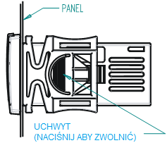 Fon Czas włączenia wentylatora: (0 15 min) dla Fnc = C_n lub C_y, (wentylator działa wraz ze sprężarką). Określa czas włączenia wentylatora po wyłączeniu sprężarki.
