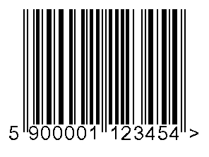 Cechy symboliki EAN-13 3,63mm = 11 modułów 2,31mm = 7 modułów 22,85 mm 31,35mm = 95 modułów 37,29mm = 113 modułów zbiór znaków kodowanych: numeryczny (od