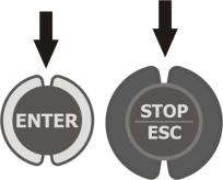 Przyciskami, ustawić pracę miernika z czytnikiem kodu ( ) lub bez ( ). Wcisnąć przycisk ENTER, aby zatwierdzić zmianę lub ESC, aby wyjść do głównego MENU bez zmiany.