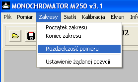 Rys.20 Ustawianie zakresów pomiarowych.