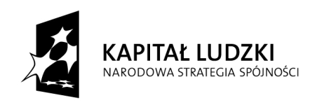 Opracowanie i pilotaż aktywnych metod pracy nauczyciela z uczniem opartych na metodzie badawczej o numerze w Krajowym Systemie Informatycznym POKL.03.03.03-00-001/13. 4.