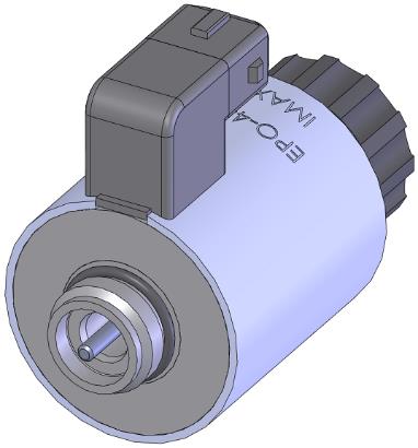 ELEKTROMAGNESY PROPORCJONALNE DO MOBILNEJ HYDRAULIKI SIŁOWEJ EPO-45-AZ Sterowanie rozdzielaczami hydraulicznymi proporcjonalnymi w mobilnych instalacjach hydrauliki siłowej.