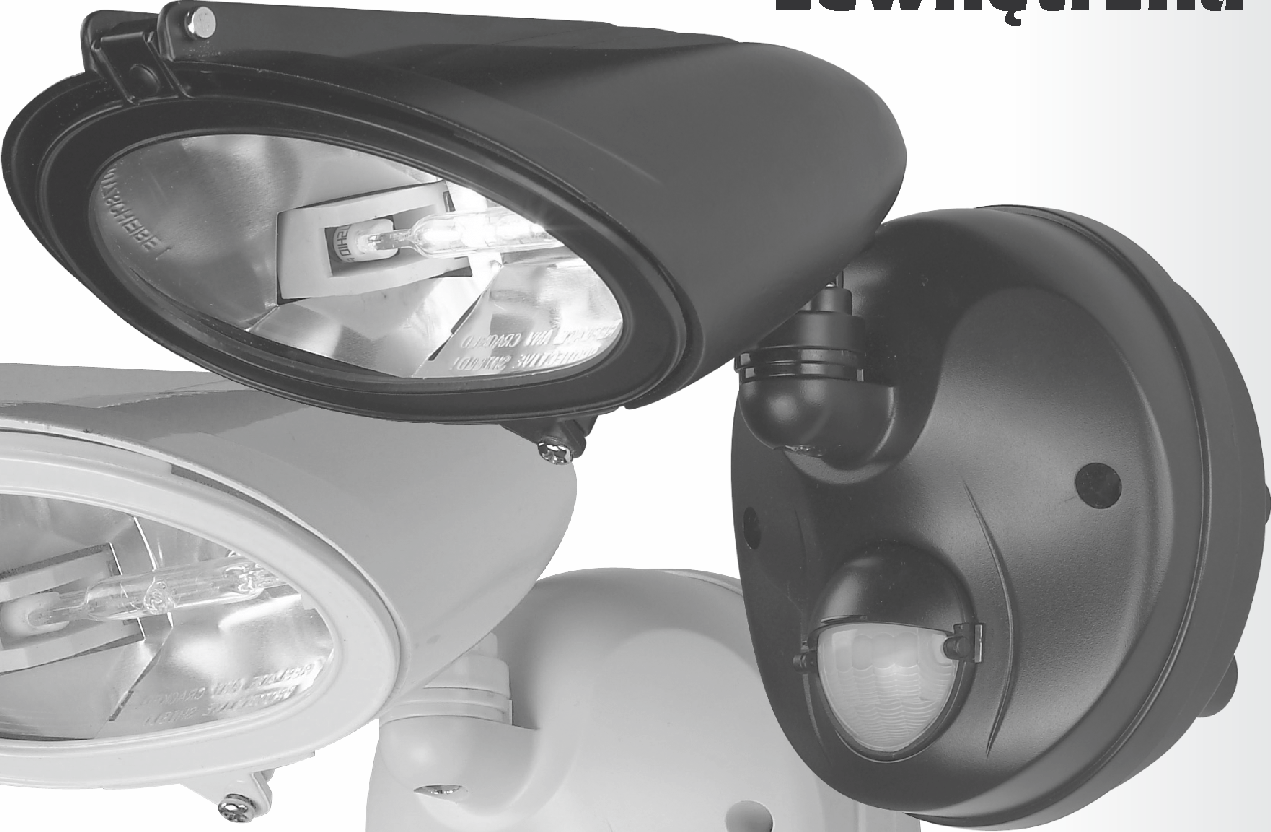 Lampa halogenowa z czujnikiem ruchu PIR ML-12B2 ML-16B2 zewnętrzna Instrukcja obs³ugi i specyfikacja techniczna