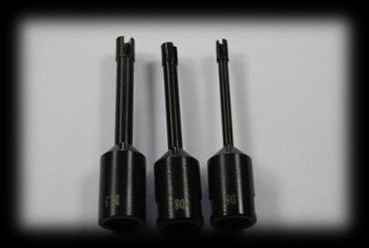 OTWORNICA DO GRANITU DOSTĘPNE ŚREDNICE 30,35,40,45,50,55,60,65,70,75,80 MM GWINT MOCUJĄCY : 1\2 GAS ILOŚĆ SEGMENTÓW: 5 DO 6 SZT.