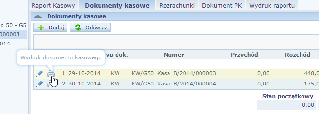 Finanse. Jak utworzyć raport kasowy? 4/7 Kliknij przycisk Print w oknie z komunikatem. W oknie Drukowanie wskaż drukarkę i kliknij przycisk Drukuj.