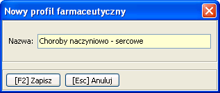 1. ORGANIZACJA MODUŁU Wszystkie funkcje realizowane przez moduł APW25 opieka farmaceutyczna rozdzielone zostały na pięć grup dostępnych jako opcje menu głównego modułu.