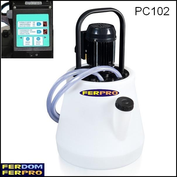 NOWOŚCI i AKTUALNE CENY ZAKUPU U DYSTRYBUTORÓW LUB NA WWW.FERPRO.PL POMPY - UNIWERSALNE AGREGATY CZYSZCZĄCE DO SYSTEMÓW C.O. POWERFLUSHING PUMPS FOR HEATING SYSTEMS EURO FLUSH 30/90R "FERPRO" Pompa-agregat czyszczący.
