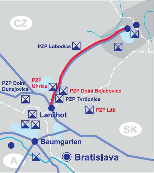 Wzmocnienie przepustowości północ - połódnie, projekt MORAVIA Wymogi zwiększenia przepustowości: Wzrost zużycia (elektrownie gazowe, przemysł, gazyfikacja gospodarstw domowych, ochrona środowiska)