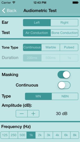 Inne aplikacje Pocket Audiometer ios (37,99$)