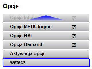 5 Ustawienia menu 2. Wybrać pozycję Aktywacja opcji. 3. Przekręcić prawe pokrętło nawigacyjne w celu wprowadzenia pierwszej pozycji kodu opcji. 4.