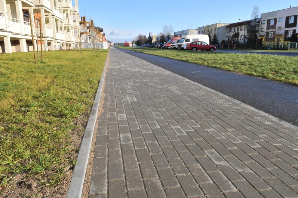 MZD Drogi lokalne CHODNIKI I PARKINGI Budowa chodnika na ul.