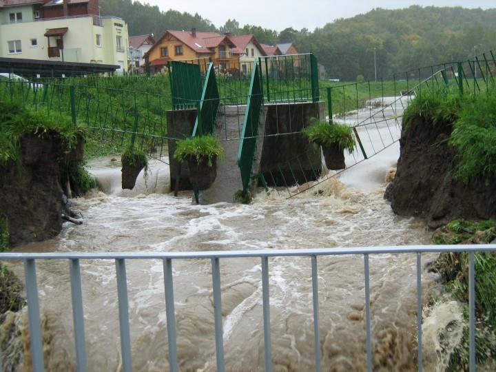 Awarie zapór i wałów Zbiornik Nowiec II