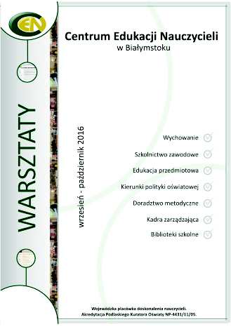 wsparcia, seminaria, konferencje, debaty edukacyjne, kursy kwalifikacyjne.