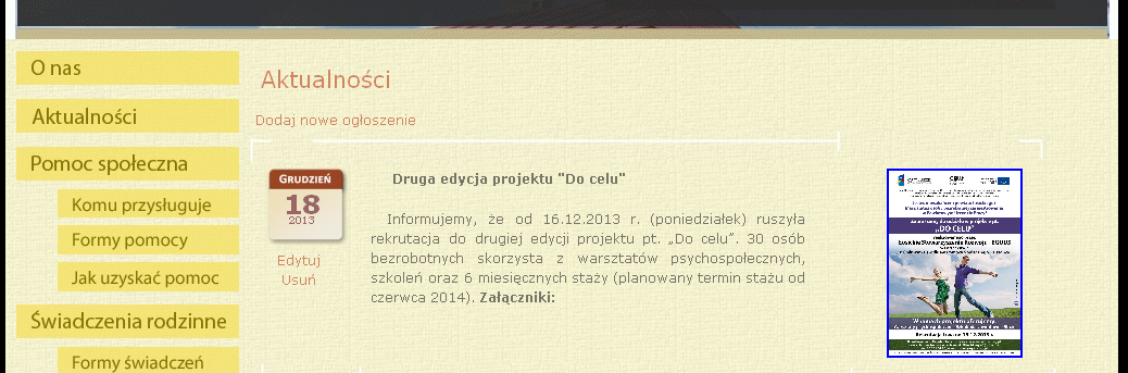 Rysunek 1. Wybór funkcji logowania. Na poniższym ekranie należy podać login i hasło. Rysunek 2. Okno logowania.