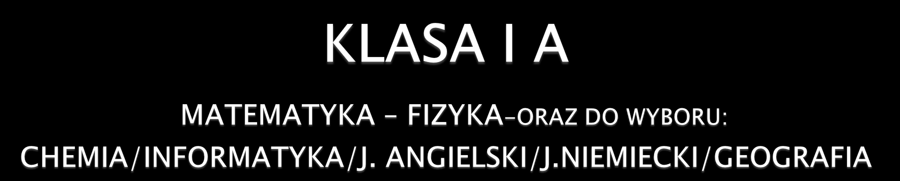 Obowiązkowe zajęcia edukacyjne Ilość godzin w klasach W zakresie rozszerzonym I II III 17 18 19 21 I rozszerzenie MATEMATYKA 2 4 4 II rozszerzenie - FIZYKA 4 4 III rozszerzenie