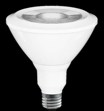 Jaśniejsza od większość żarówek typu PAR dostępnych na rynku. Bezpośredni zamiennik lamp halogenowych typu PAR. Nadaje się do miejsc wilgotnych.